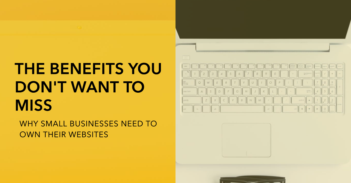 why small businesses need to own their websites